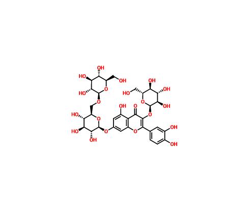 槲皮素-3-O-β-D-葡萄糖-7-O-β-D-龍膽雙糖苷|60778-02-1